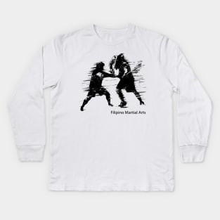 Filipino Martial Arts Kids Long Sleeve T-Shirt